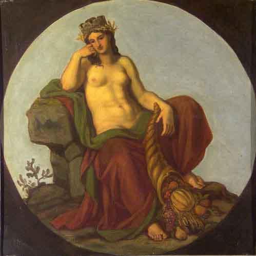 Lotz, Karoly Allegory of Earth oil painting image